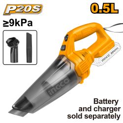 20v Ps+c/l Hand Held Vacuum 0.5l