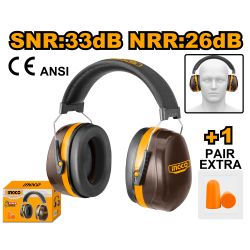 Ear Muff With Head Band + 1pr Ear Plug