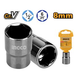 Socket Hex 1/2dr 6pt 8mm