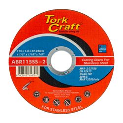 Cutting Disc Stainless Steel 115 X 1.6 X 22.22mm