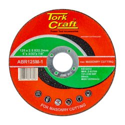 Cutting Disc Masonry 125 X 2.5 X 22.2mm