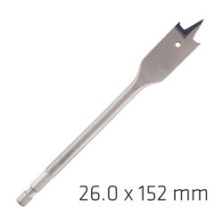 ALPEN Spade Bit 26mmx152mm