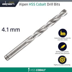 Hss Cobalt Din 338 4.1mm Bulk