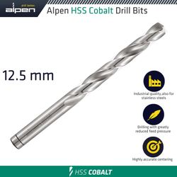 Hss Cobalt Din 338 12.5mm Bulk