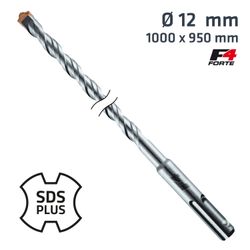 Sds Plus Hammer Bit 1000 X 950mm 12mm