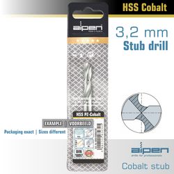 Cobalt Drill Bit Short Pouch 3.2mm