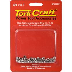 Thread Repair M4 X 0.7 X 4mm Repl Inserts For Nr5004 50pcs