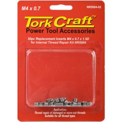 Thread Repair M4 X 0.7 X 6mmmrepl Inserts For Nr5004 50pcs