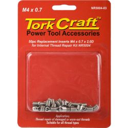 Thread Repair M4 X 0.7 X 8mm Repl Inserts For Nr5004 50pcs