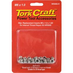 Thread Repair M6 X 1.0 X 6mm Repl Inserts For Nr5006 50pcs