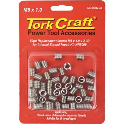 Thread Repair M6 X 1.0 X 12mm Repl Inserts For Nr5006 50pcs