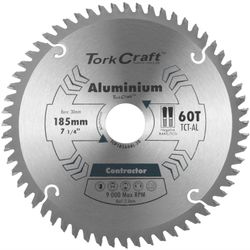Blade Contractor Alum 185 X 60t 30 Circular Saw Tct