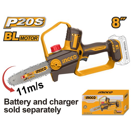 20v Ps+c/l B/l Pruner Saw + 8inch No B/c