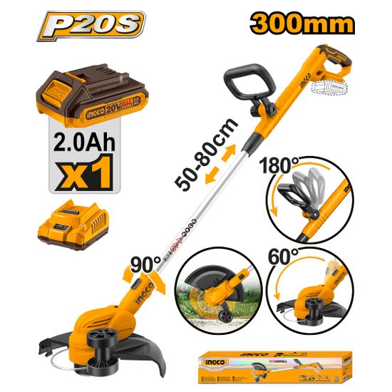 20v Ps+c/l Grass Trimmer Kit Batt /char