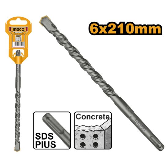 Drill Bit Sds+ Hammer 6x210mm