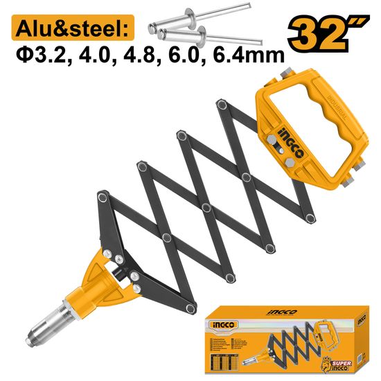 Riveter Hand Concentina 815mm