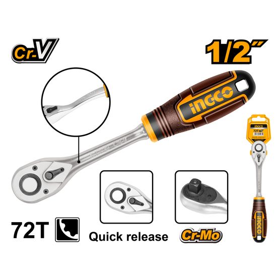 Ratchet 1/2 72 Teeth Cr V