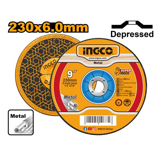 Disc Grind Steel 230x6.0x22.2mm