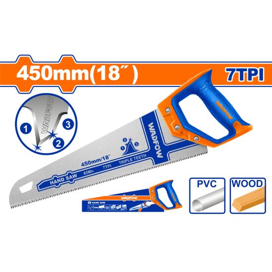 Saw Hand 7tpi 65mn 450mm