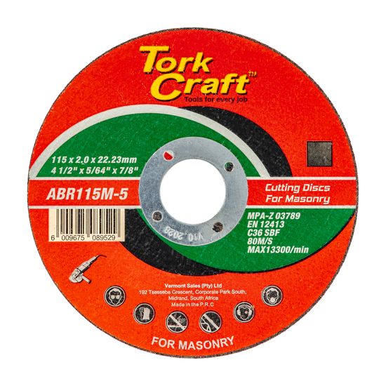 Cutting Disc Masonry 115 X 2.0 X 22.22mm