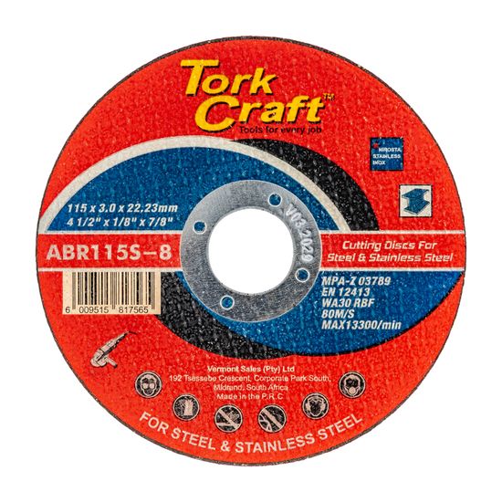 Cutting Disc Metal & Ss 115 X 3.0 X 22.22mm