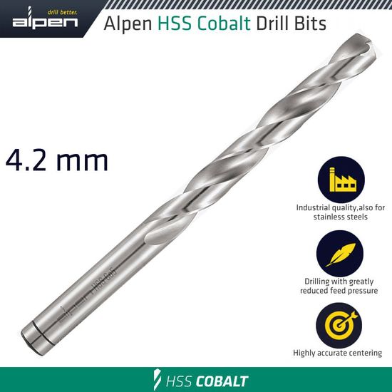 Hss Cobalt Drill Bit 4.2mm
