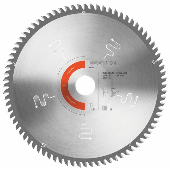 Saw Blade Laminate-hpl Hw 254x2,4x30 Tf8