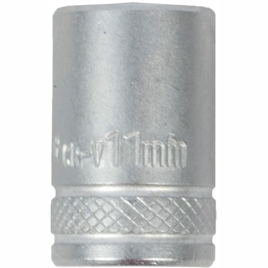 Socket 11mm 1/4' Drive Crv 12point