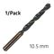 Hss Sprint Master 10.5mm X1 Sleeved Din338 ALPEN Drill Bit