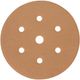 Gold Disc (50 Pieces) 320 Grit 150mm X 6+1 Holes Hook And Loop