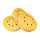 Gold Disc (50 Pieces) 320 Grit 125mm X 8 Holes Hook And Loop