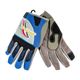 Mechanics Glove Medium Synthetic Leather Palm Air Mesh Back Blue